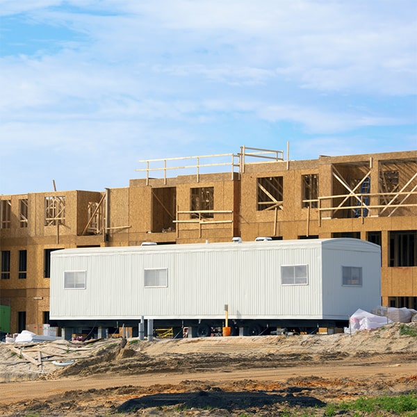 construction site office trailers can be rented for short-term or long-term use depending on your project needs